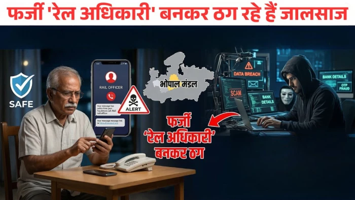 रेल पेंशनर्स सावधान! भोपाल मंडल ने जारी की साइबर सुरक्षा एडवाइजरी, फर्जी 'रेल अधिकारी' बनकर ठग रहे हैं जालसाज