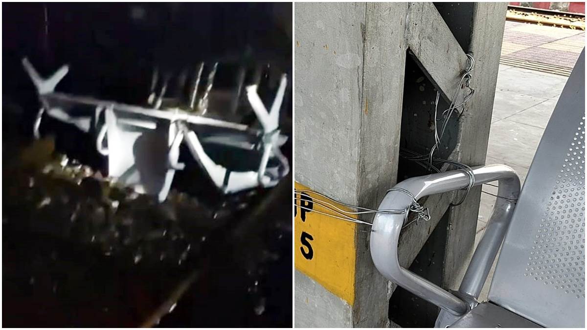 आंधी से उड़ी कुर्सी रेल की पटरी पर गिरी, पैसेंजर ट्रेन के इंजन में फंसी, भिलाई रेलवे स्टेशन पर टली दुर्घटना