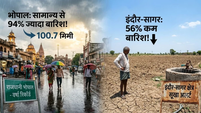 भोपाल पर तो बादल मेहरबान, लेकिन इंदौर-सागर बारिश के लिए तरस रहे हैं लोग, मौसम विभाग का नया अलर्ट!