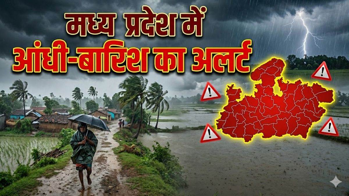 मध्य प्रदेश में बदलने वाला है मौसम... भोपाल, इंदौर, ग्वालियर समेत इन जिलों में आंधी-बारिश का अलर्ट