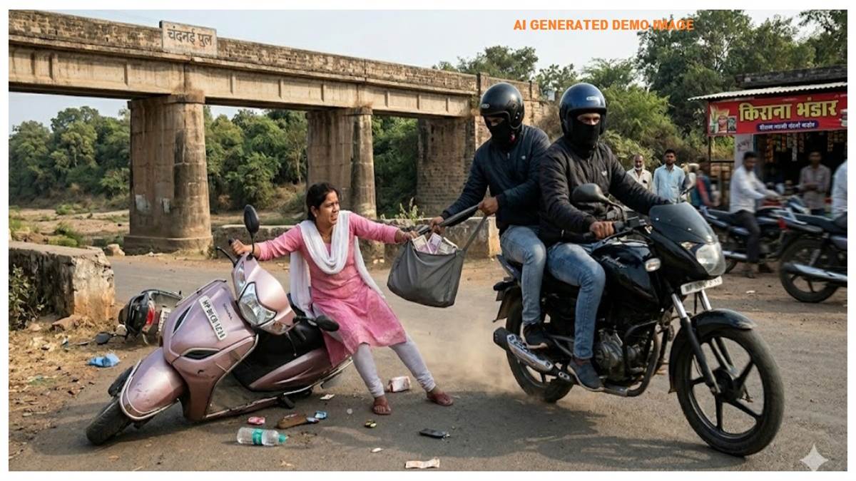 अंबिकापुर में दिनदहाड़े लूट; बैंक से धान बोनस निकालकर घर लौट रही युवती से 38 हजार छीने
