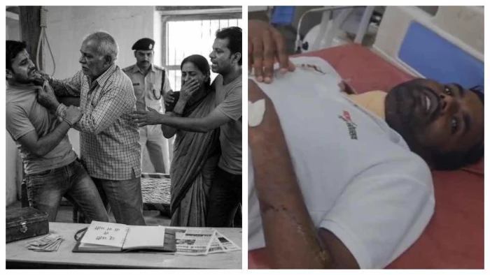 मां-बेटे के विवाद में समझाइश पड़ी भारी! पत्नी ने बुलाया मायका, ससुर ने दामाद के गले पर किया ब्लेड से वार