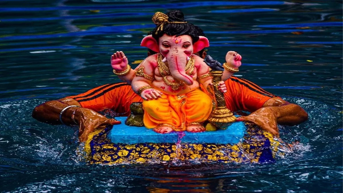 गणपति अपने धाम चले,न्यायधानी में भगवान गणेश की प्रतिमाओं का विसर्जन धूमधाम से हुआ