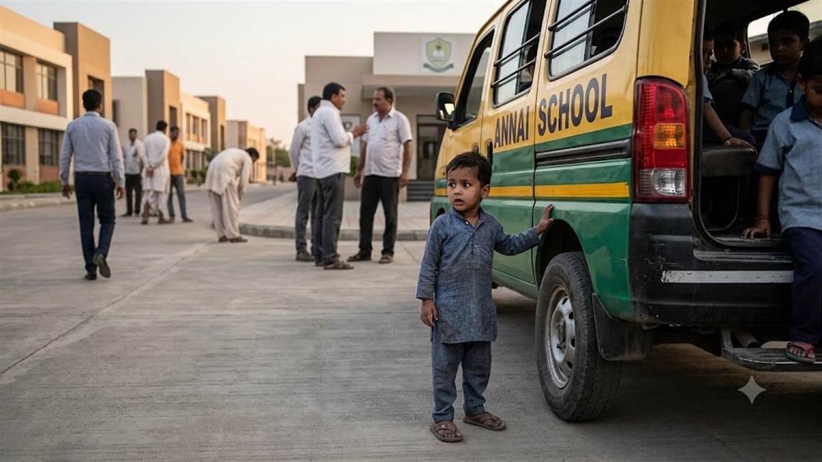 इंदौर में बच्चों को लेने आई स्कूल वैन ने तीन साल के बच्चे को रौंदा, घर के बाहर खड़ा था मासूम