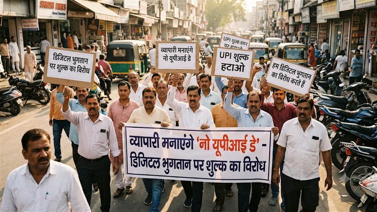 डिजिटल भुगतान पर शुल्क का विरोध, 23 सितंबर को इंदौर में व्यापारी मनाएंगे नो यूपीआई डे