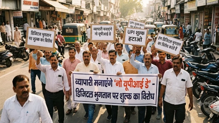 डिजिटल भुगतान पर शुल्क का विरोध, 23 सितंबर को इंदौर में व्यापारी मनाएंगे नो यूपीआई डे