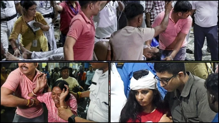 तस्वीरों में कोलकाता भगदड़ का सच... 19 मौतों के बाद सूने पड़े पूजा पंडाल, छा गया सन्नाटा