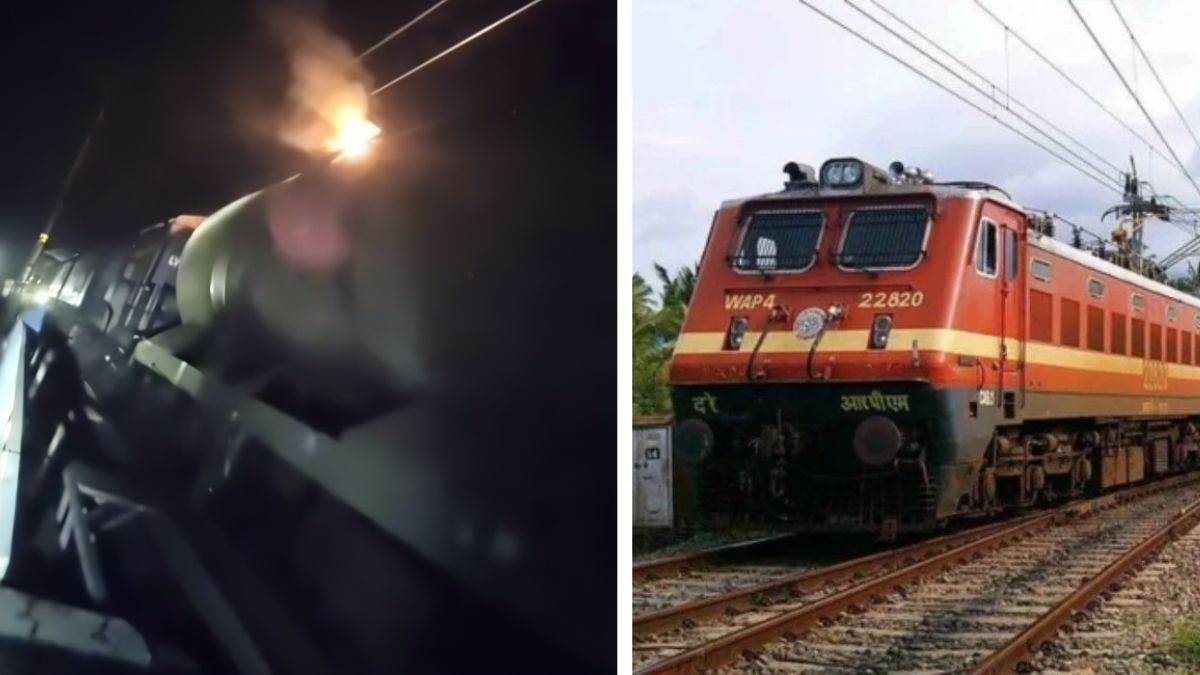 रतलाम आ रही मालगाड़ी के कच्चे तेल के वैगन में लगी आग, रेलमंडल में लगातार तीसरे दिन हादसा