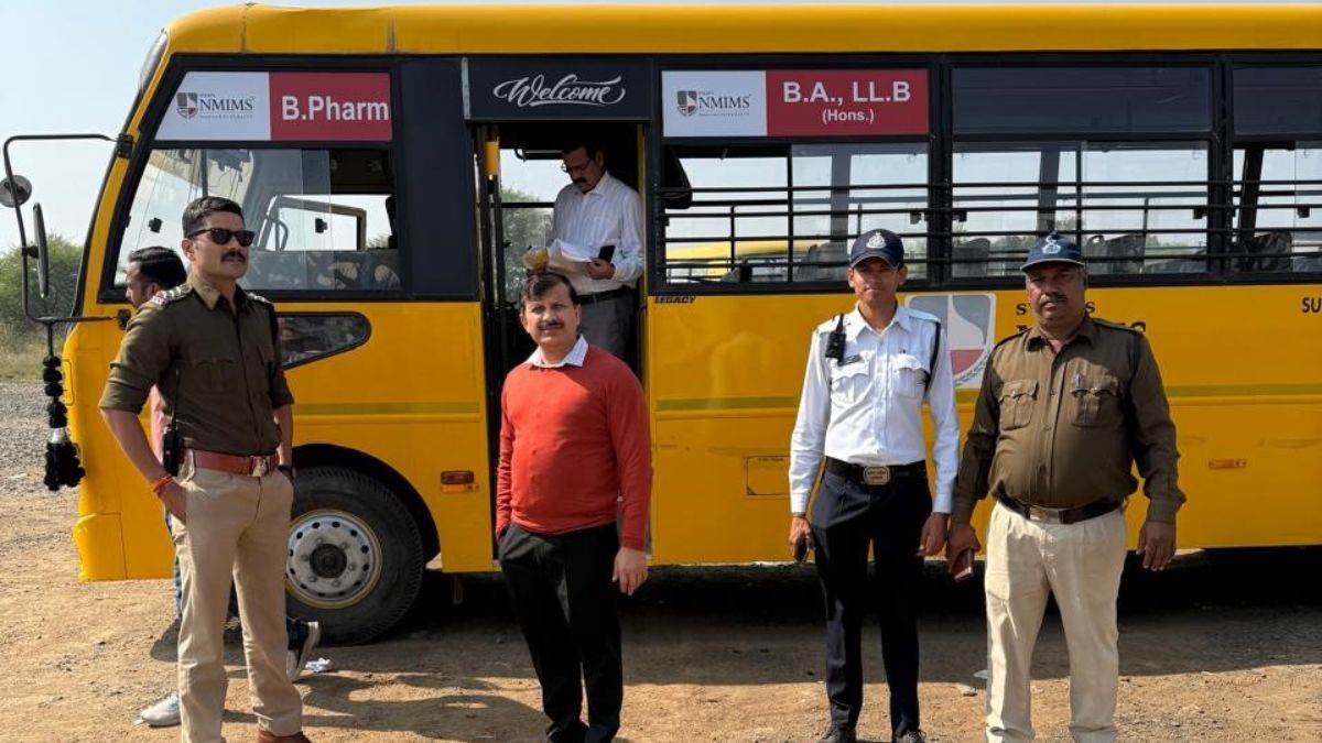 इंदौर में बस चेकिंग अभियान तेज, छह स्कूल बसों पर कार्रवाई कर लाखों का वसूला Tax