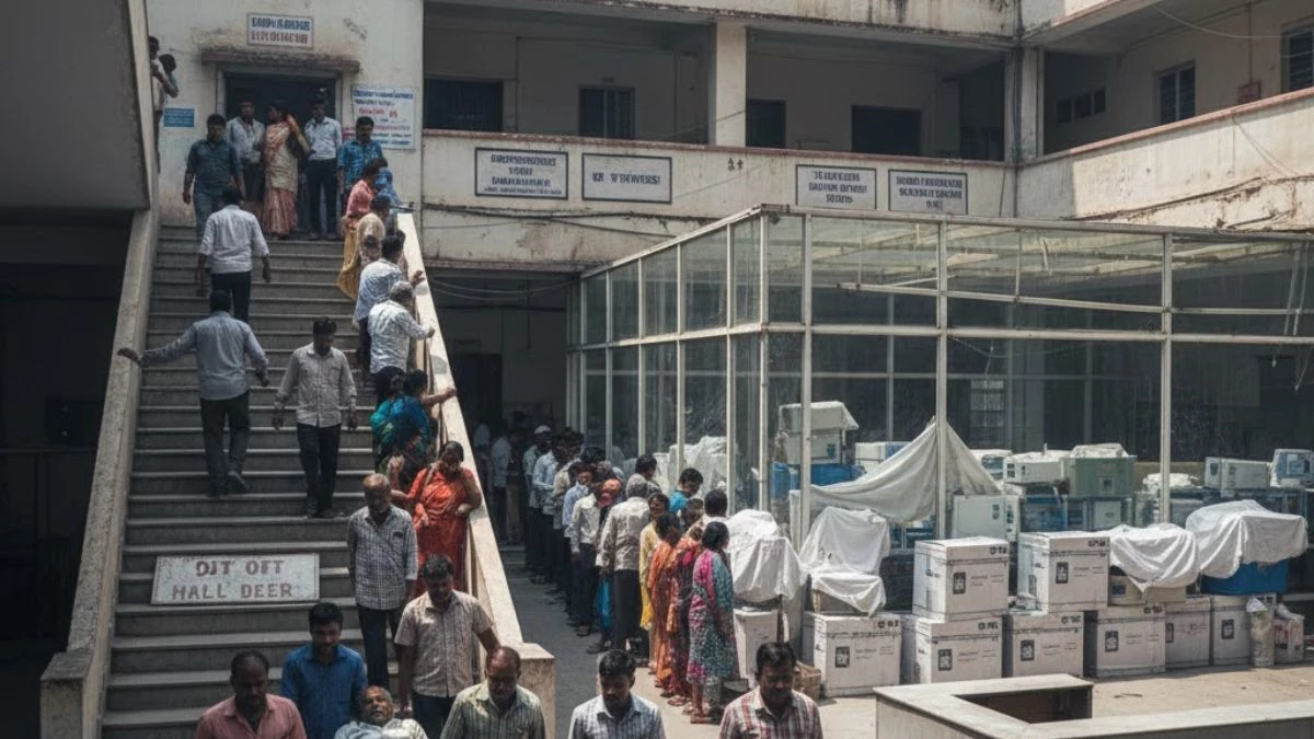 बुरहानपुर जिला अस्पताल में डॉक्टरों की भारी कमी... 18 पद खाली, खराब लिफ्ट और 'कांधे' बने स्ट्रेचर ने खोली पोल