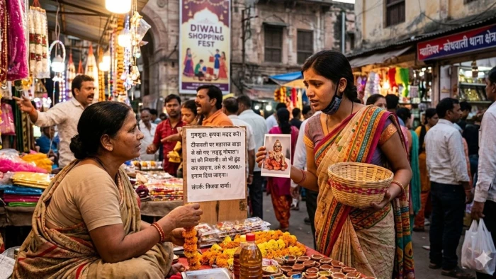 दीपावली पर खोए 'लड्डू गोपाल' को अब तक ढूंढ रही युवती, फोटो लेकर बाजार में लगाए चक्कर, जो ढूंढकर लाएगा उसे इनाम देगी