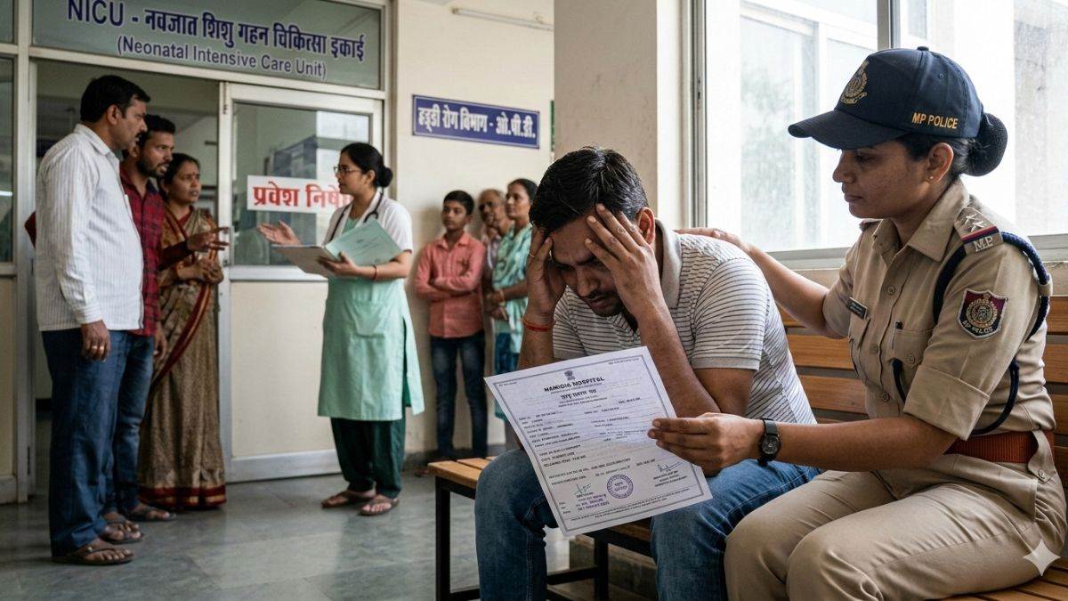 हमीदिया अस्पताल की बड़ी लापरवाही, नवजात को मृत बताकर दिया डेथ सर्टिफिकेट, शव लेने पहुंचे पिता ने देखा तो धड़क रहा था दिल