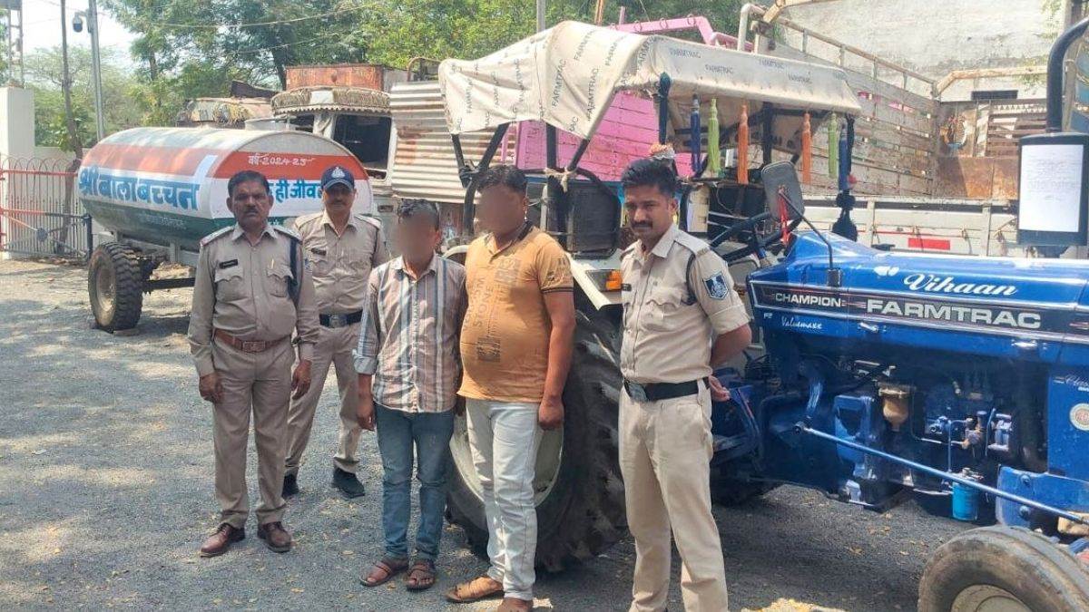 बड़वानी में सरपंच ने कराई थी मुख्यमंत्री के कार्यक्रम से पानी के टैंकरों की चोरी, दो आरोपित धराए, सरपंच फरार