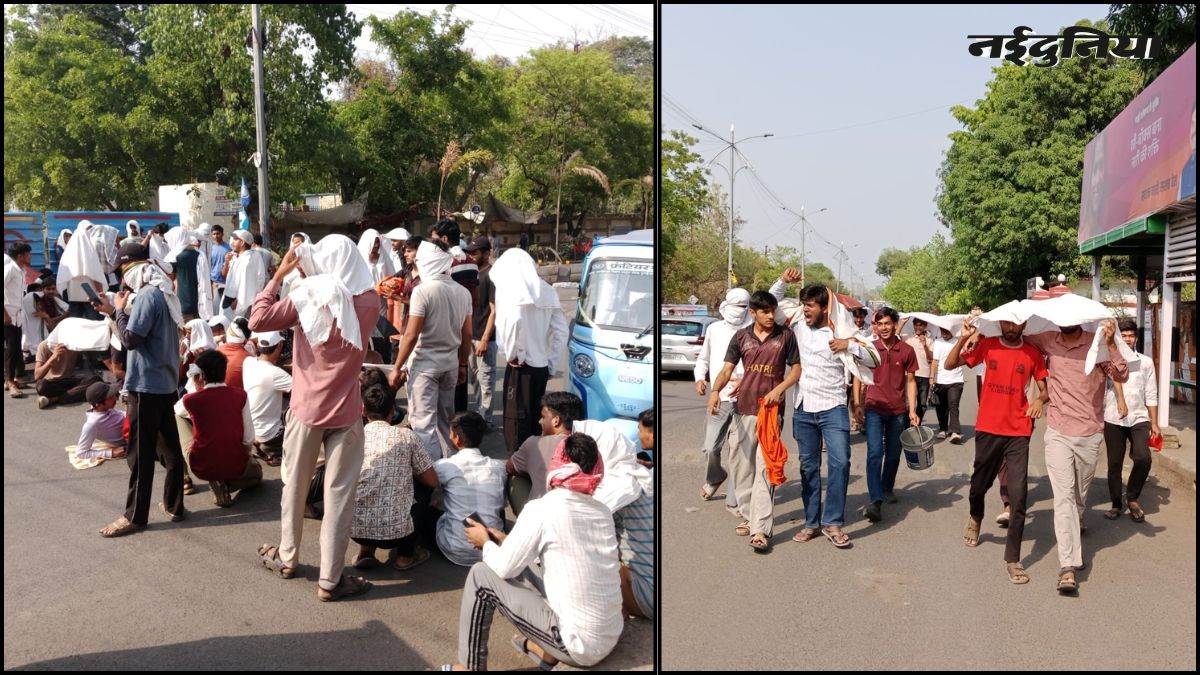छात्रावास में बूंद-बूंद पानी को मोहताज छात्र, बाल्टी लेकर सड़क पर उतरे इंजीनियर, जबलपुर JEC में स्टूडेंट का चक्काजाम