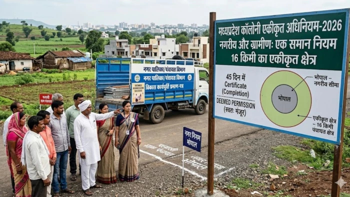 MP में अवैध कॉलोनियों पर लगेगी लगाम, शहर और गांव में खत्म होगा भेदभाव, लागू होंगे समान नियम