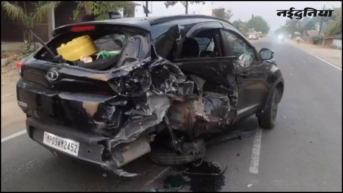 70 मीटर तक कार को घसीट ले गई तेज रफ्तार बोलेरो, बालाघाट में दर्दनाक हादसा, एक की मौत; 5 घायल