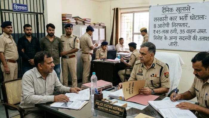 सरकारी विभागों में कार अटैच कर मोटा किराया दिलाने का झांसा देने वाले गिरोह के मामले में रोज नए खुलासे