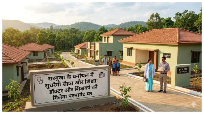 सरगुजा के वनांचल में सुधरेगी सेहत और शिक्षा, कार्यस्थल के पास ही डॉक्टर और शिक्षकों को मिलेगा परमानेंट घर