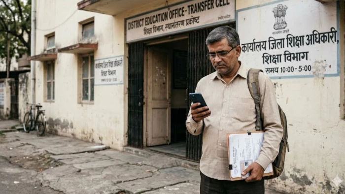 ग्वालियर में नियमों के चक्कर में फंसे ट्रांसफर पाने वाले शिक्षक, 90% होनी चाहिए ई-अटेंडेंस; ये है अंतिम तिथि