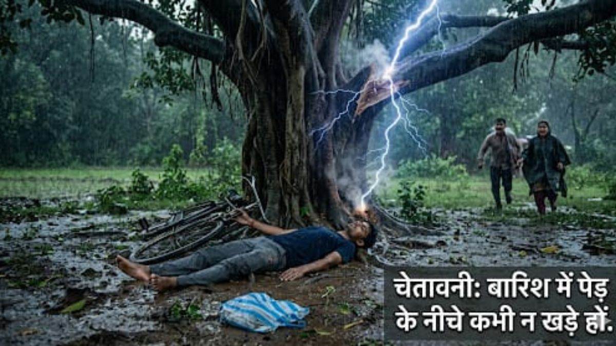 शहडोल में बारिश से बचने के लिए पेड़ के नीचे खड़ा था, बिजली गिरने से युवक की मौत, ये काम कभी मत करो