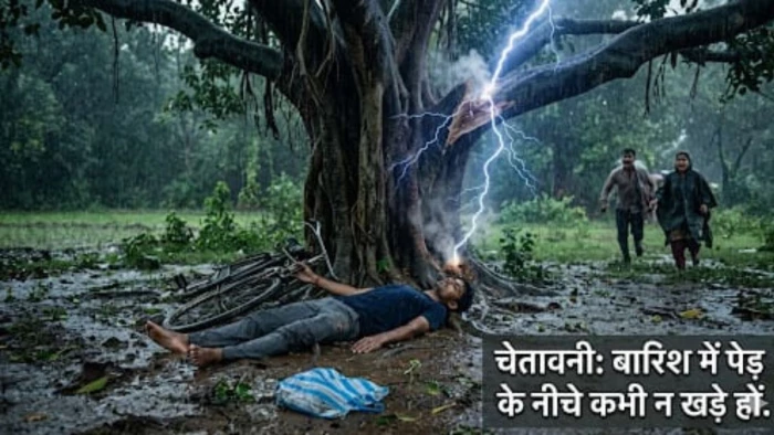 शहडोल में बारिश से बचने के लिए पेड़ के नीचे खड़ा था, बिजली गिरने से युवक की मौत, ये काम कभी मत करो