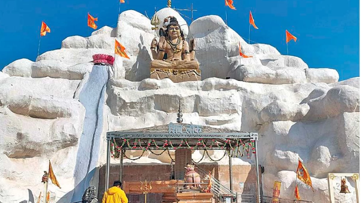 Shiv Temple in MP: महाकाल महालोक की तर्ज पर भोपाल के करीब बना मानसरोवर धाम, श्रावण में दर्शन को पहुंचते हैं भक्त
