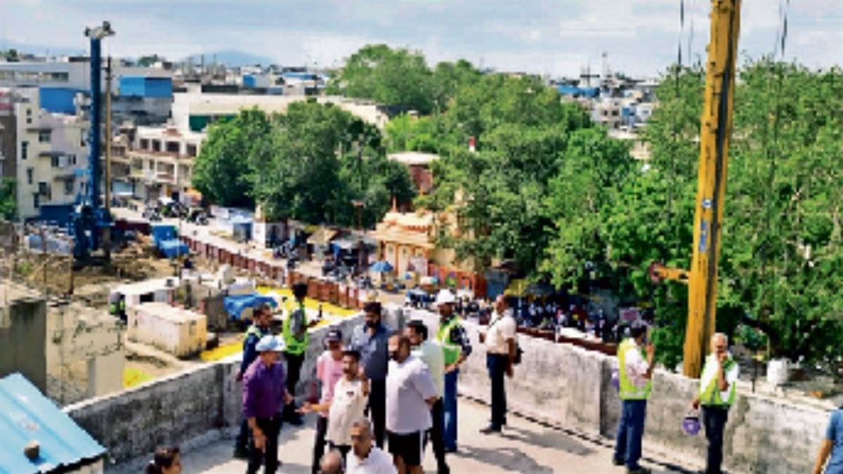मेट्रो की टीम ने मापा कंपन, मानक से कम मिली तीव्रता, स्टेशन निर्माण के दौरान रहवासियों ने किया था विरोध
