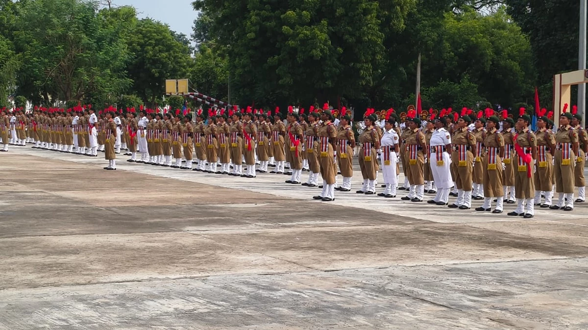 ग्वालियर की महिला एनसीसी ऑफिसर्स ट्रेनिंग अकादमी में हुई पासिंग आउट परेड, संस्थान को हुए 60 साल