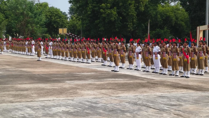 ग्वालियर की महिला एनसीसी ऑफिसर्स ट्रेनिंग अकादमी में हुई पासिंग आउट परेड, संस्थान को हुए 60 साल
