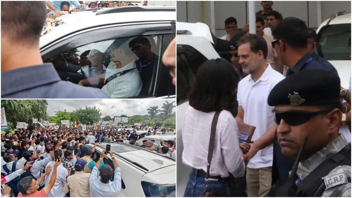 'छात्रों की गूंज' के लिए राहुल गांधी पहुंचे इंदौर, शाम 5:30 बजे से शुरू होगा कार्यक्रम