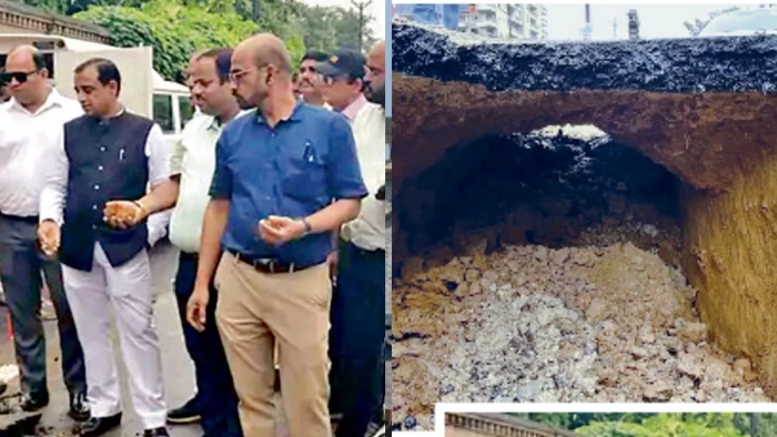ग्वालियर में सड़कों की जांच तेज, चेतकपुरी रोड के नमूने जांच में फेल, सोमवार को NHAI और PWD की सड़कों की रिपोर्ट होगी पेश