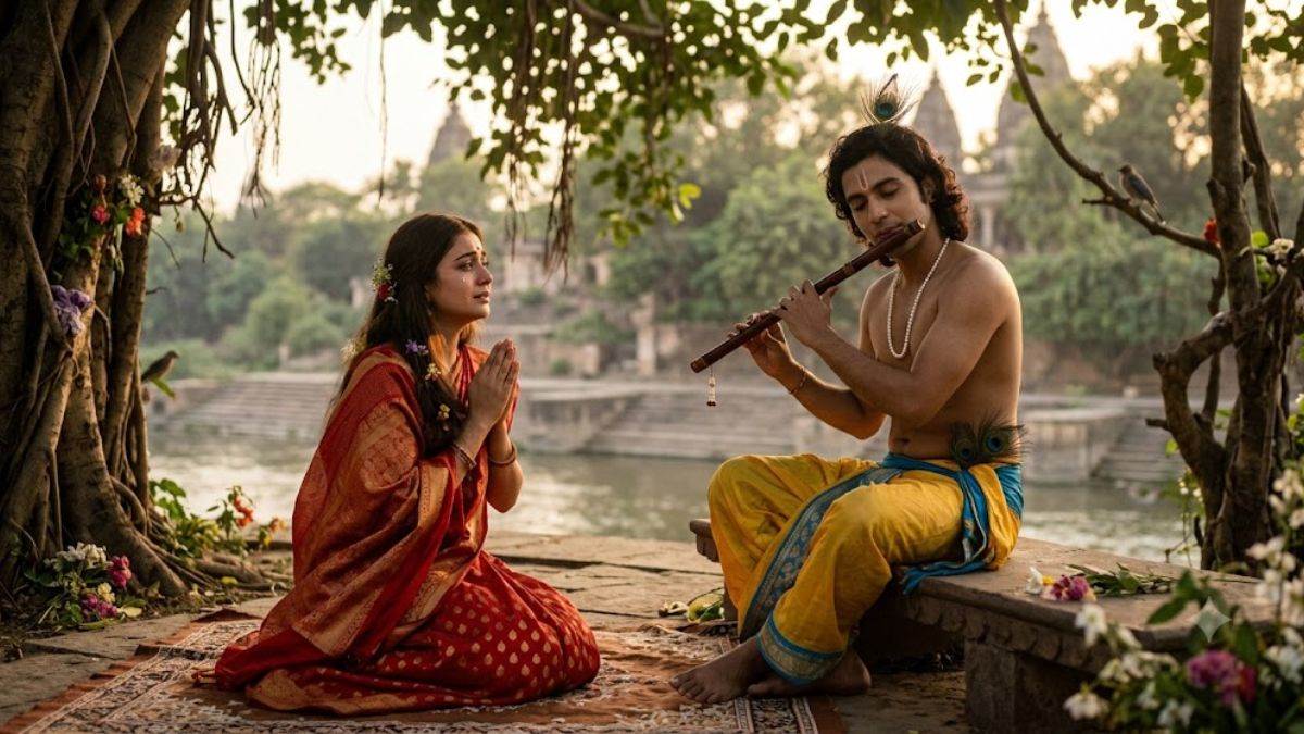 भगवान श्री कृष्ण ने क्यों तोड़ दी अपनी बांसुरी, राधा रानी से इस बात का गहरा संबंध…