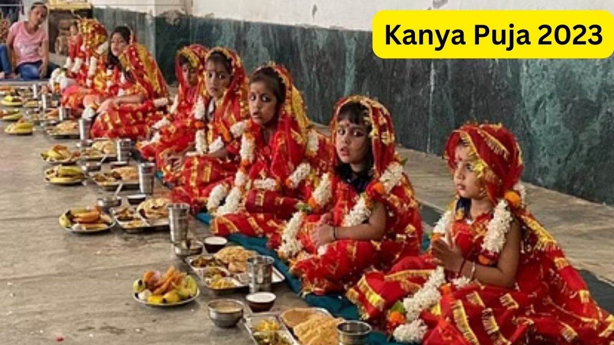 Navratri Kanya Puja 2023 देवी दुर्गा का रूप होती है छोटी बच्चियां