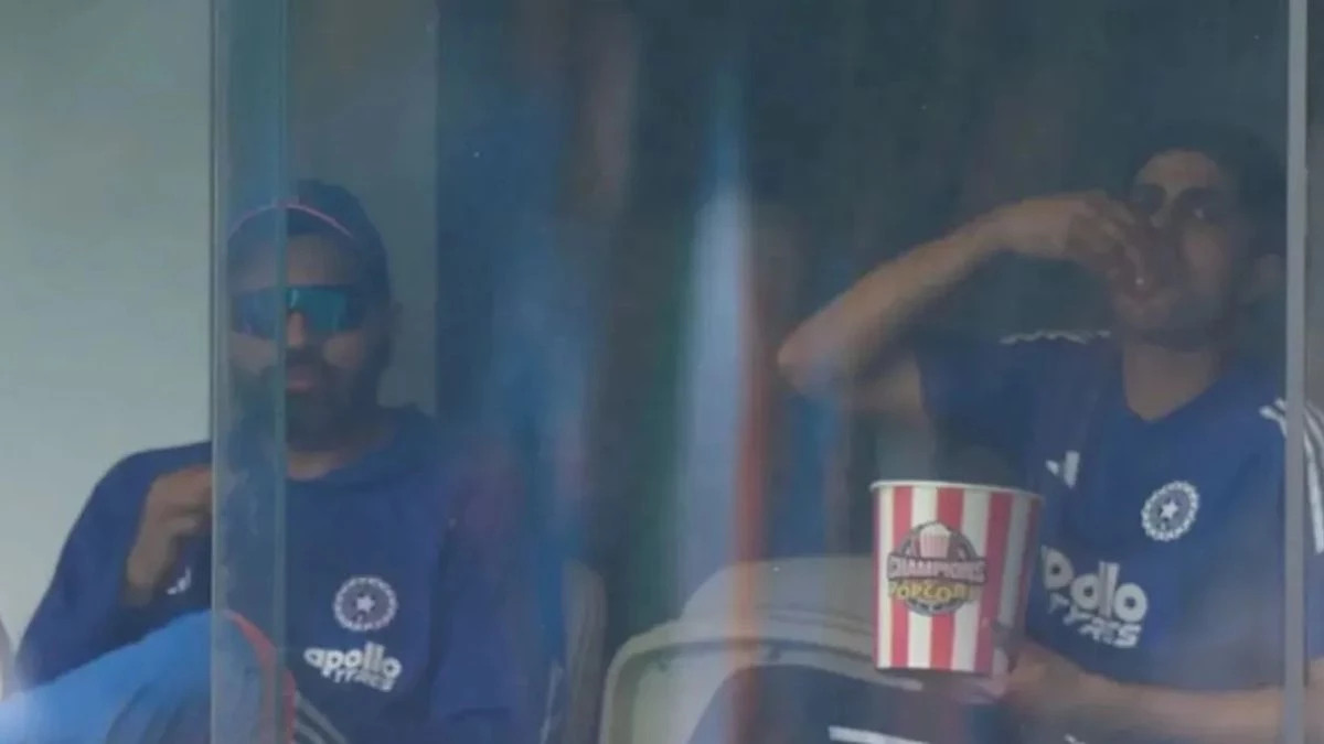 IND vs AUS: एक-एक कर गिर रहे थे टीम इंडिया के विकेट, ड्रेसिंग रूम में रोहित-गिल ले रहे थे पॉपकॉर्न के मजे