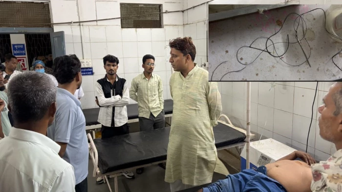 बालाघाट में कपड़े सीने की सुई से टांके लगाए, अस्पताल कर्मी बोला- जिससे शिकायत करनी है कर दो; विधायक ने फटकारा