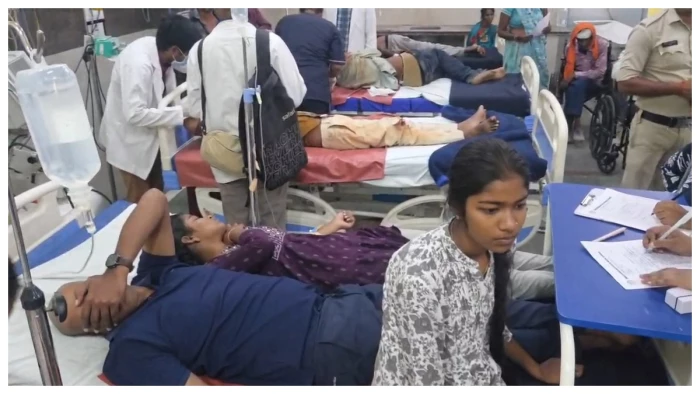 बिलासपुर सीएमडी कॉलेज मेले में गुपचुप खाते ही एक ही परिवार के 7 लोग फूड पाइजनिंग के शिकार, सातों सिम्स में भर्ती