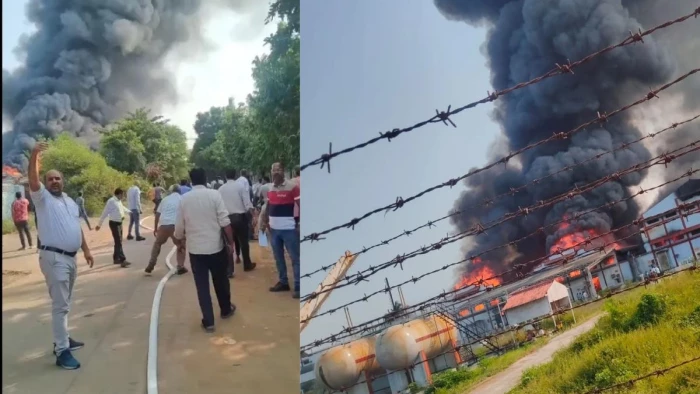 जबलपुर की पारले-जी बिस्किट फैक्ट्री में आग लगने की वजह आई सामने, अफरा-तफरी मची