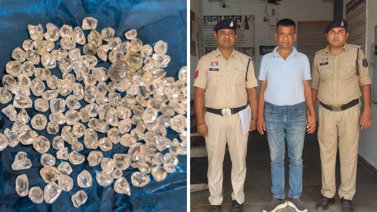 हीरे चोरी कर बेचने निकला आरोपी गिरफ्तार, धमतरी पुलिस ने 146 नग और 10 लाख का...