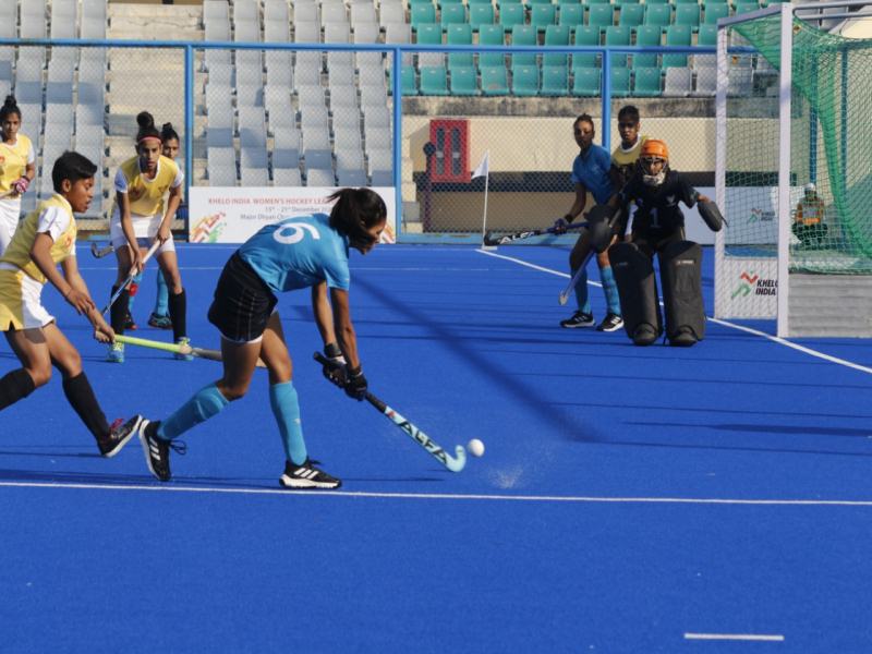 खेलो इंडिया महिला हॉकी लीग में मप्र अकादमी की स्‍पोटर्स हास्‍टल भुवनेश्‍वर पर रोमांचक जीत