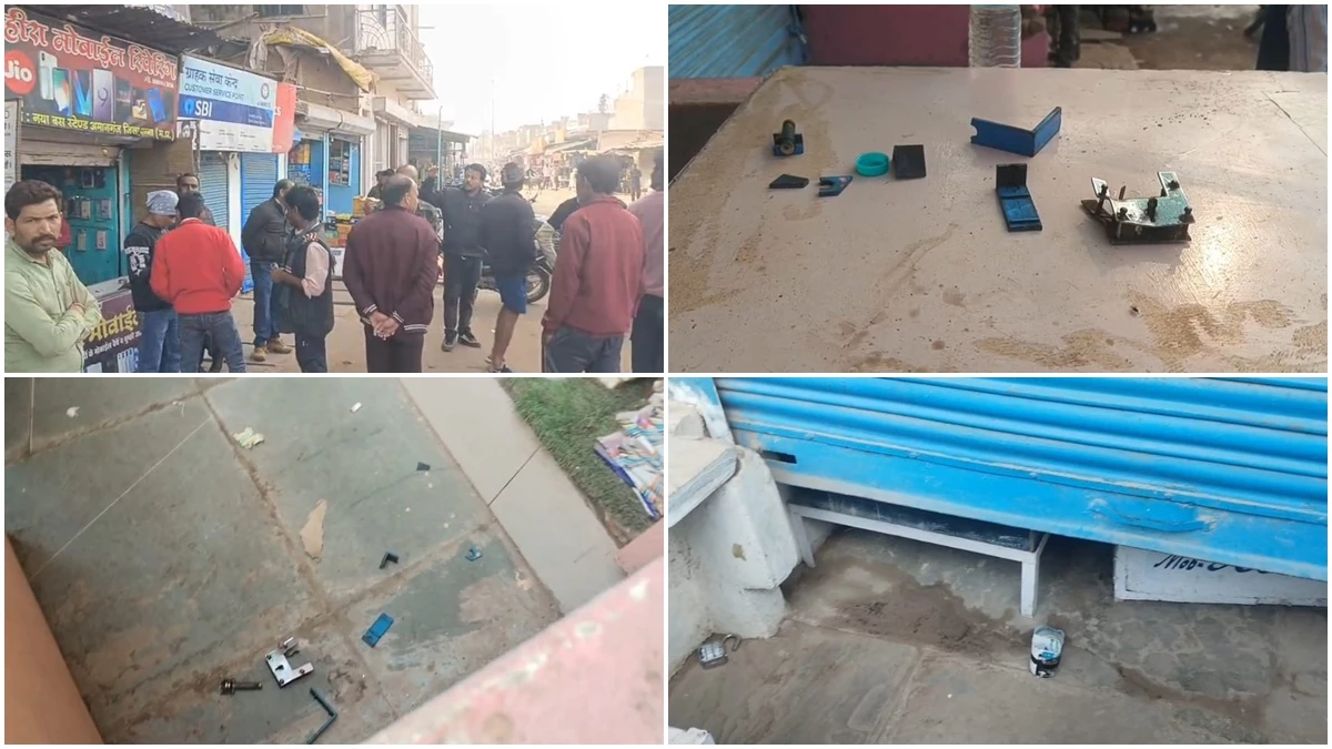 पन्‍ना के अमानगंज में चोरों का 'मेगा अटैक' एक रात, 8 दुकानें और पुलिस को खुला चैलेंज!