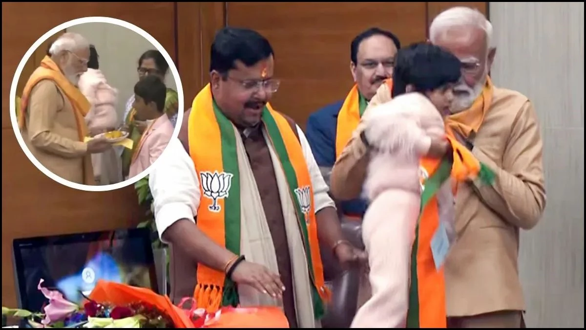 PM Modi के लड्डू के लालच में भी नहीं फंसी उनके 'बॉस' की बेटी, सोशल मीडिया पर क्यूट Video हो रहा वायरल