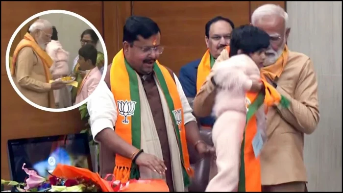 PM Modi के लड्डू के लालच में भी नहीं फंसी उनके 'बॉस' की बेटी, सोशल मीडिया पर क्यूट Video हो रहा वायरल