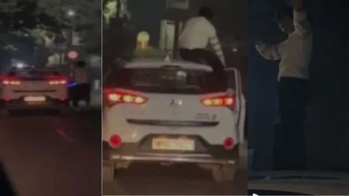 नेशनल बैडमिंटन खिलाड़ी का सड़क पर जानलेवा 'खेल', चलती कार की छत पर किया स्टंट, पुलिस ने दर्ज किया केस