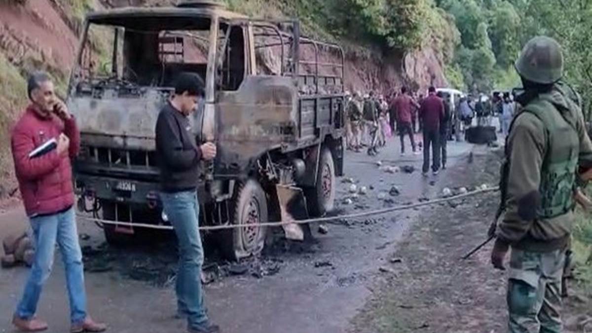 Poonch Terrorist Attack बारिश के धुंधलके में आतंकियों ने घात लगाकर