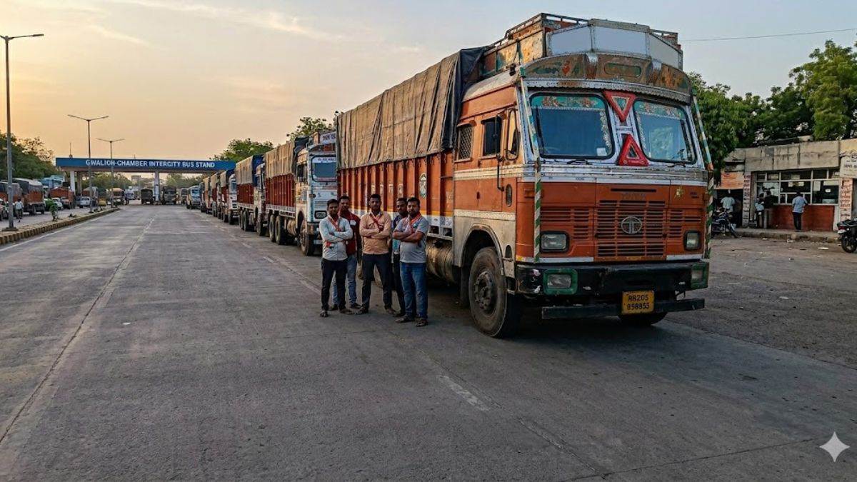 MP में आज से तीन दिन थमेंगे ट्रकों के पहिये... देशव्यापी हड़ताल से ग्वालियर-चंबल का बाजार होगा प्रभावित