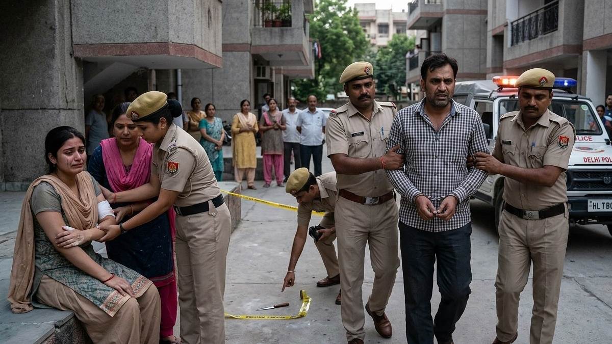 साली पर चाकू से जानलेवा हमला करने वाला जीजा गिरफ्तार, बहन से फोन पर बात करने से नाराज था।