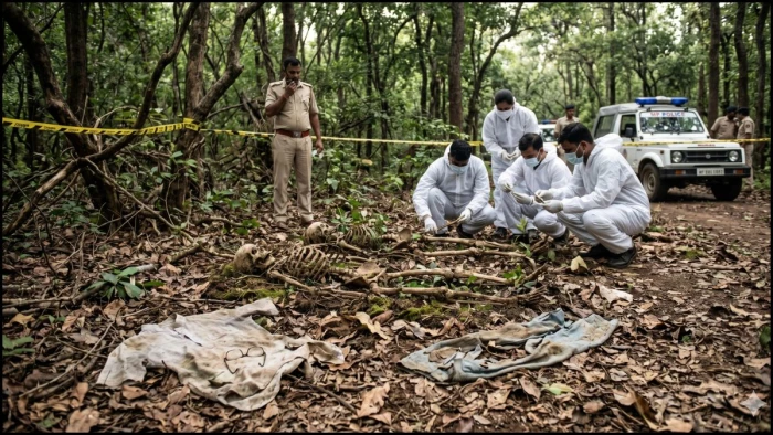 वैलेंटाइन-डे से लापता था नाबालिग प्रेमी जोड़ा, अब 3 महीने बाद जंगल में मिले कंकाल, कपड़ों और चश्मे से हुई शिनाख्त