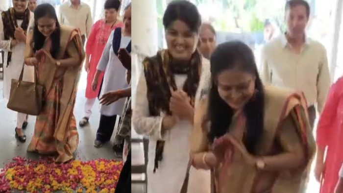 अस्पताल में VIP कल्चर: मरीजों के दर्द पर भारी पड़ा ढोल-नगाड़े का शोर, फूलों की कालीन पर चलकर सिविल सर्जन ने संभाली कुर्सी