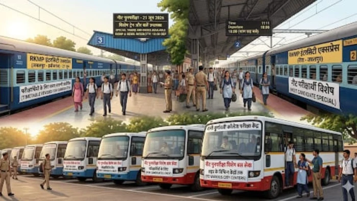 NEET Re-examination कल, नए समय पर छूटेगी आरकेएमपी और रीवा इंटरसिटी, बस सेवा भी, यहां जानें पूरी डिटेल