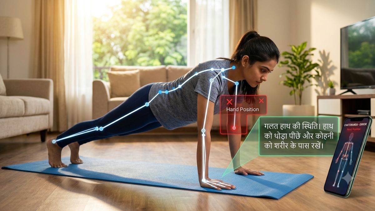 बिना गुरु के घर बैठे सीखें योग! इंदौर के छात्रों ने बनाया गजब का AI ऐप, गलत आसन करते ही स्क्रीन पर देगा अलर्ट